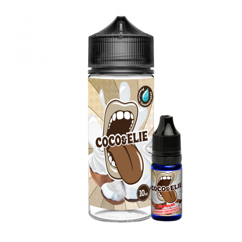 Big Mouth Shake and Vape Coco and Elie 120ml/10ml